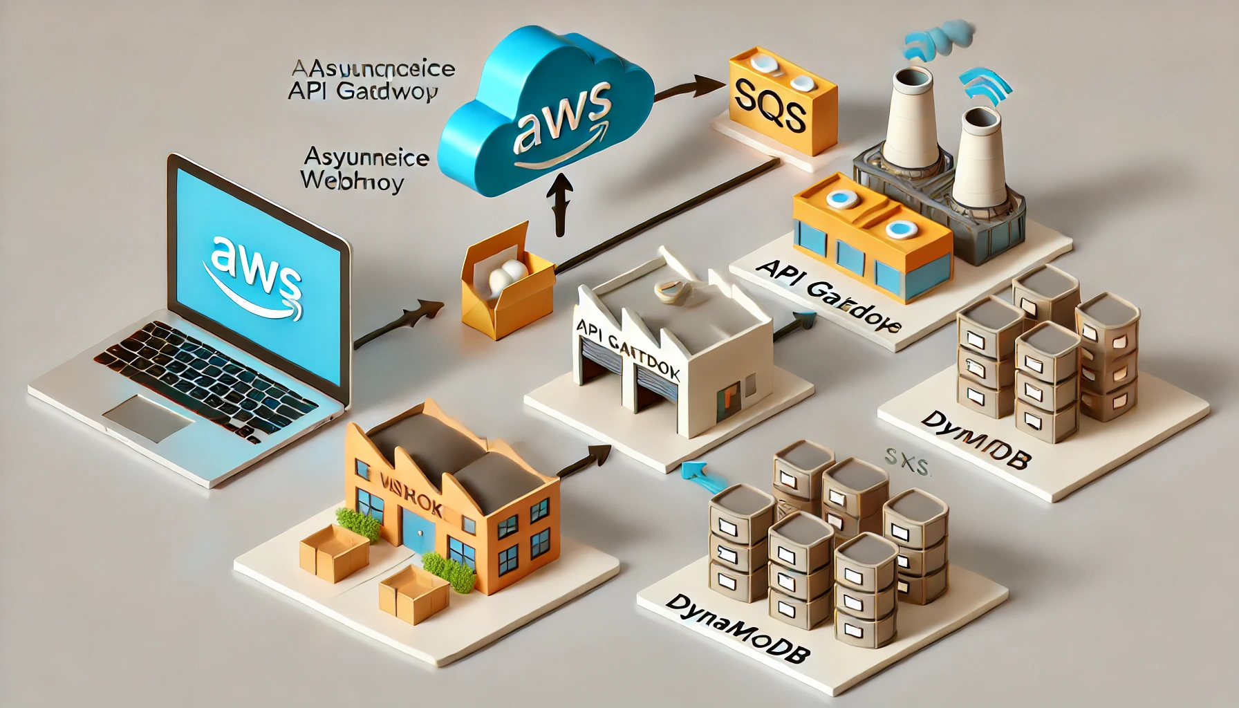 Asynchronní zpracování webhooku: AWS Serverless Architektura s API Gateway, Lambda a Step Functions